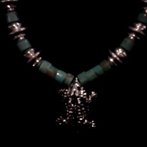 Handmade Navajo, Native American Necklace with Ear